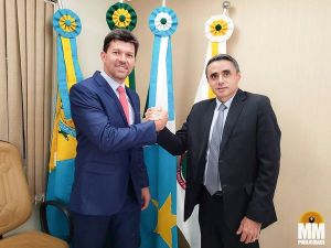  Cleverson Alves e o vice-prefeito Ronivaldo Cota
