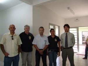 Vice-presidente do Sinpol- Roberto  e Tesoureiro e policiais 