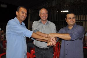  Presidente do PV Jos Edson, Prefeito Baird e Deputado Fbio 