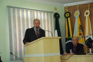 Prefeito Baird, na tribuna da cmara