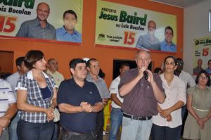 Baird em seu discurso