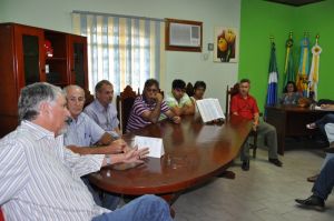 Zeca reunido com diretrio Municipal