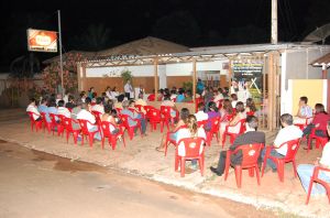 Bar onde foi celebrado a missa