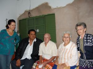 Mara, Dr. Sebastio e Sr.Domingos ,e suas irms 