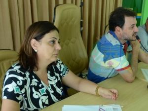 |Secretria Adriana e Prefeito Waldeli