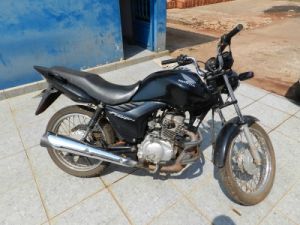 Moto foi encontrada as margens da Rodovia BR 060 prximo ao rio Paraso. 